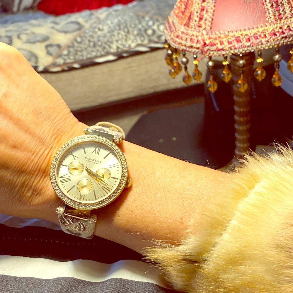 Beautiful watch by Caravelle nwot